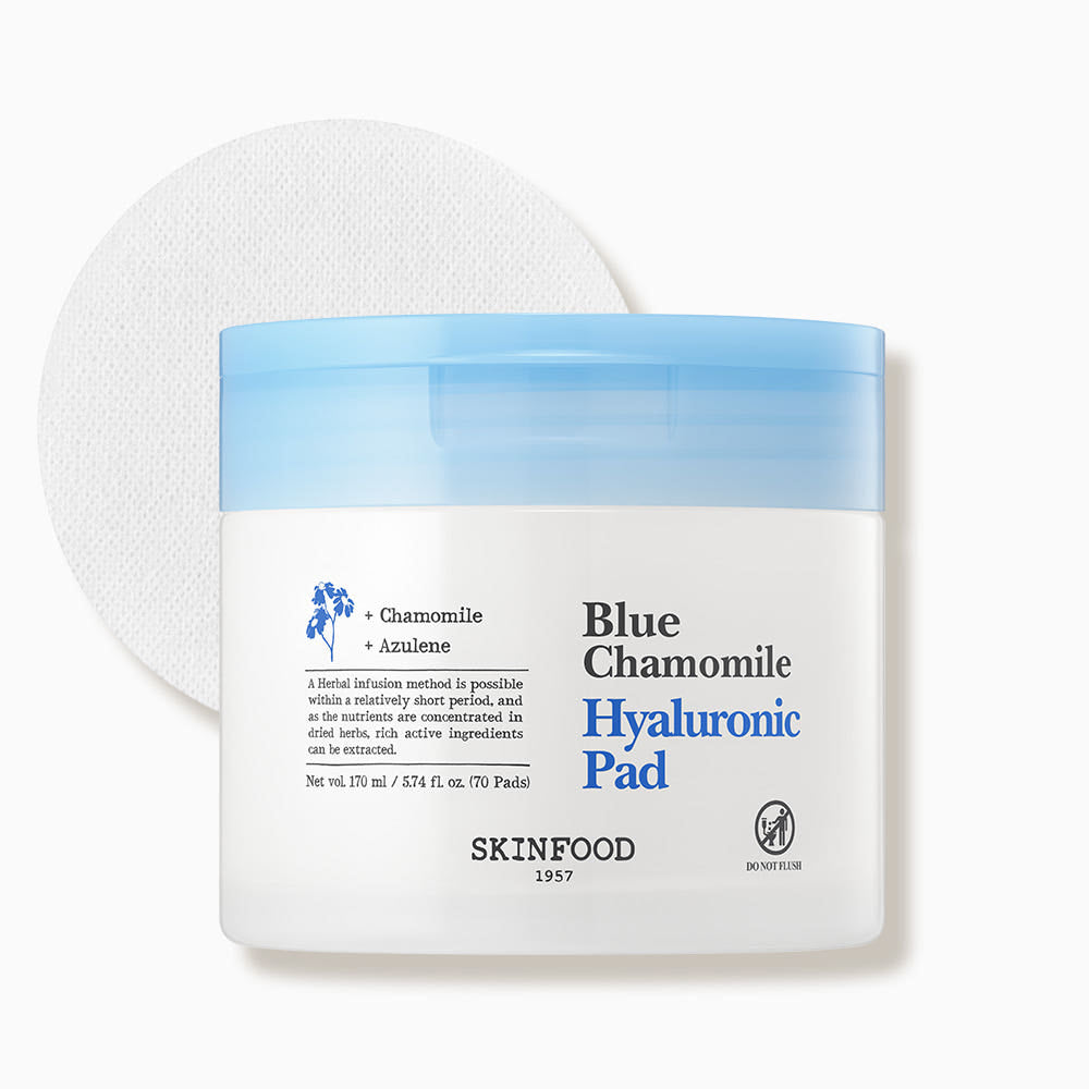 SKINFOOD Blue Chamomile Hyaluronic Pad