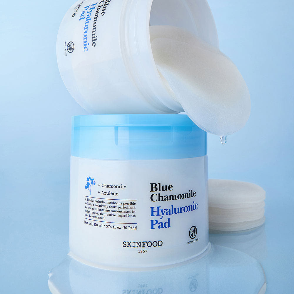 SKINFOOD Blue Chamomile Hyaluronic Pad
