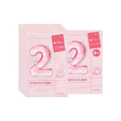 numbuzin No.2 Water Collagen 65% Voluming Sheet Mask 10 Sheets