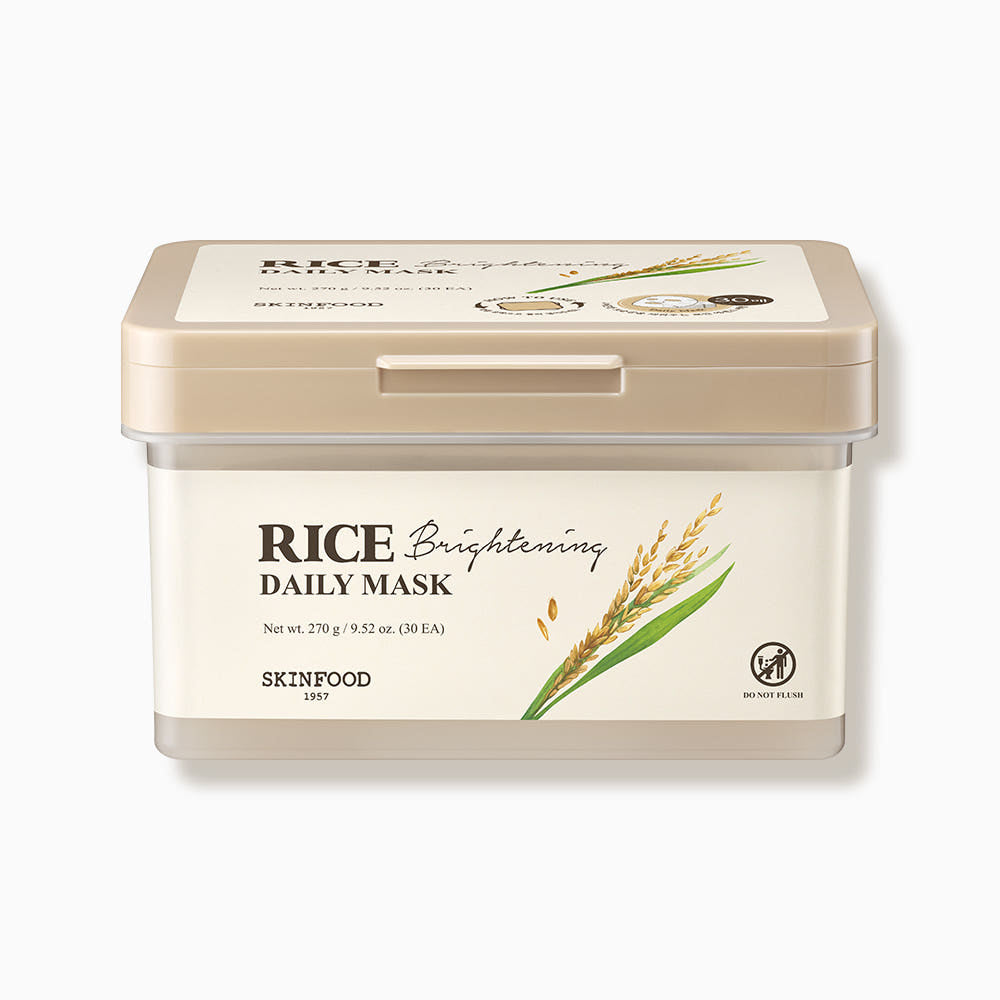 SKINFOOD Rice Brightening Daily Mask 30 Sheets