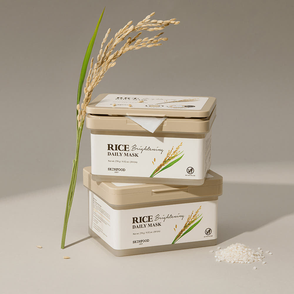 SKINFOOD Rice Brightening Daily Mask 30 Sheets