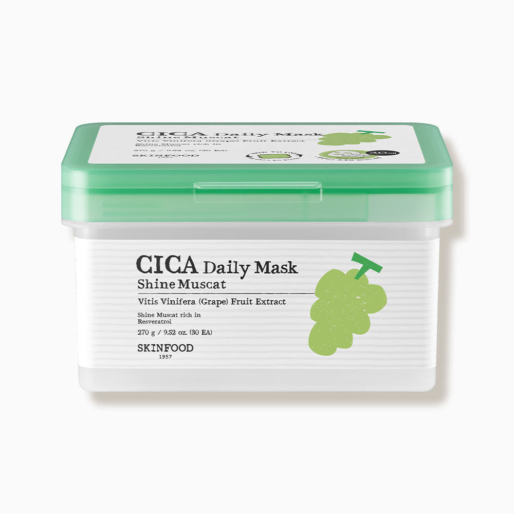 SKINFOOD Shine Muscat Cica Daily Mask 30 Sheets