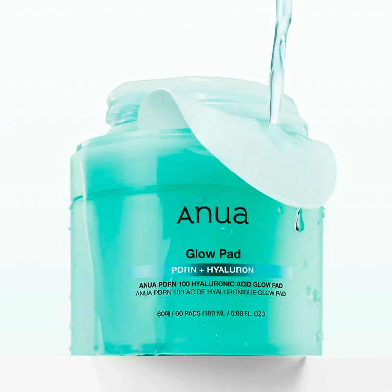 Anua PDRN 100 Hyaluronic Acid Glow Pad 60 Pads / 180ml