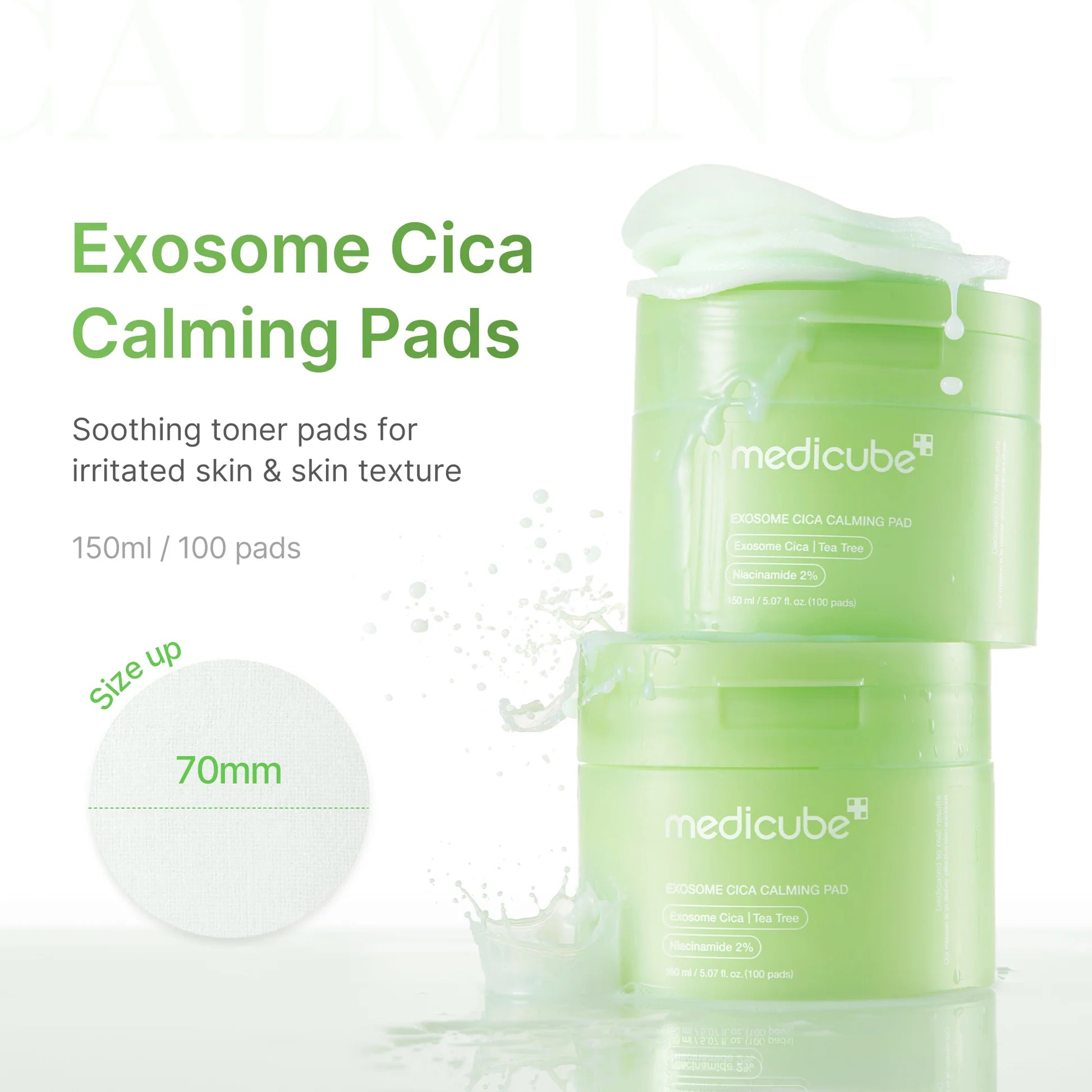Medicube Exosome Cica Calming Pad