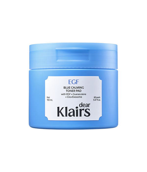 KLAIRS EGF Blue Calming Toner Pad 150ml/60Pads