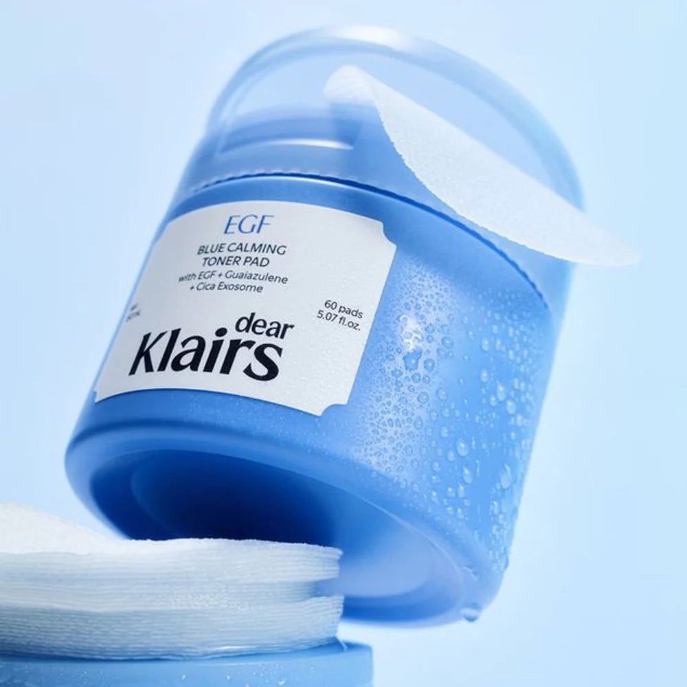 KLAIRS EGF Blue Calming Toner Pad 150ml/60Pads