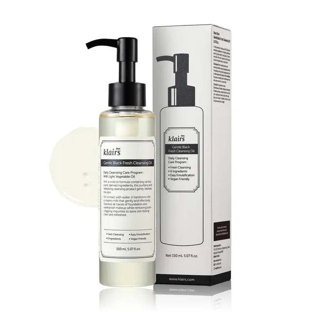 KLAIRS Gentle Black Fresh Cleansing Oil 150ml
