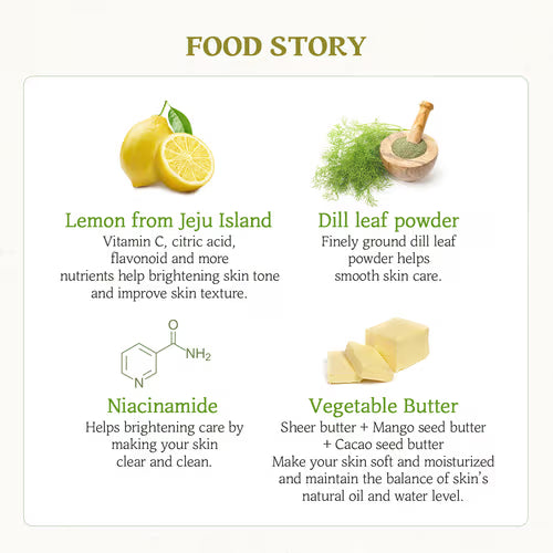 SKINFOOD Lemon Dill Butter Food Mask Lip Balm