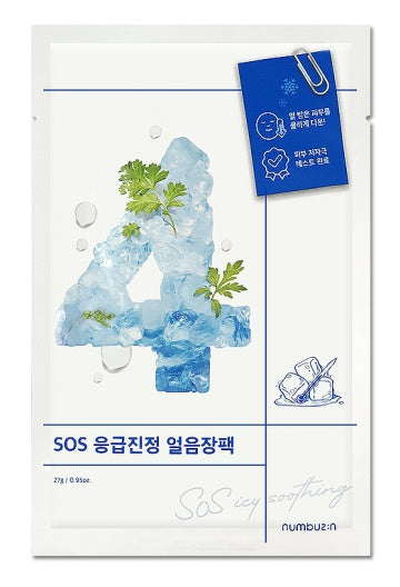 numbuzin No.4 SOS Icy Soothing Sheet Mask 10Sheets