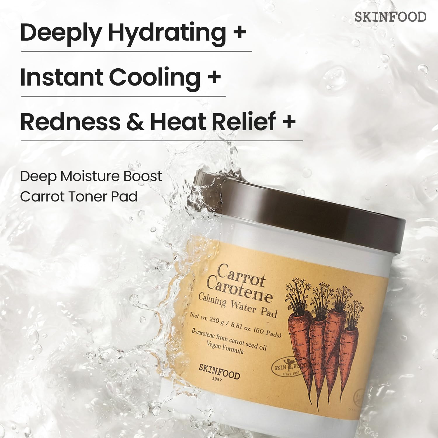 SKINFOOD Carrot Carotene Calming Water Pad