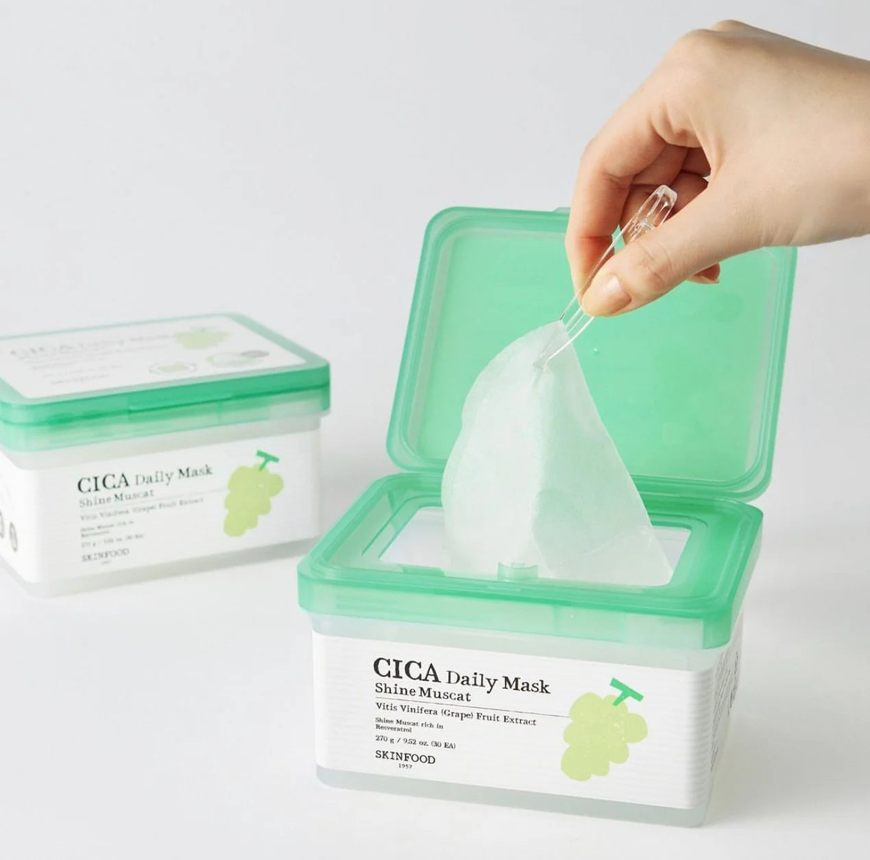 SKINFOOD Shine Muscat Cica Daily Mask 30 Sheets