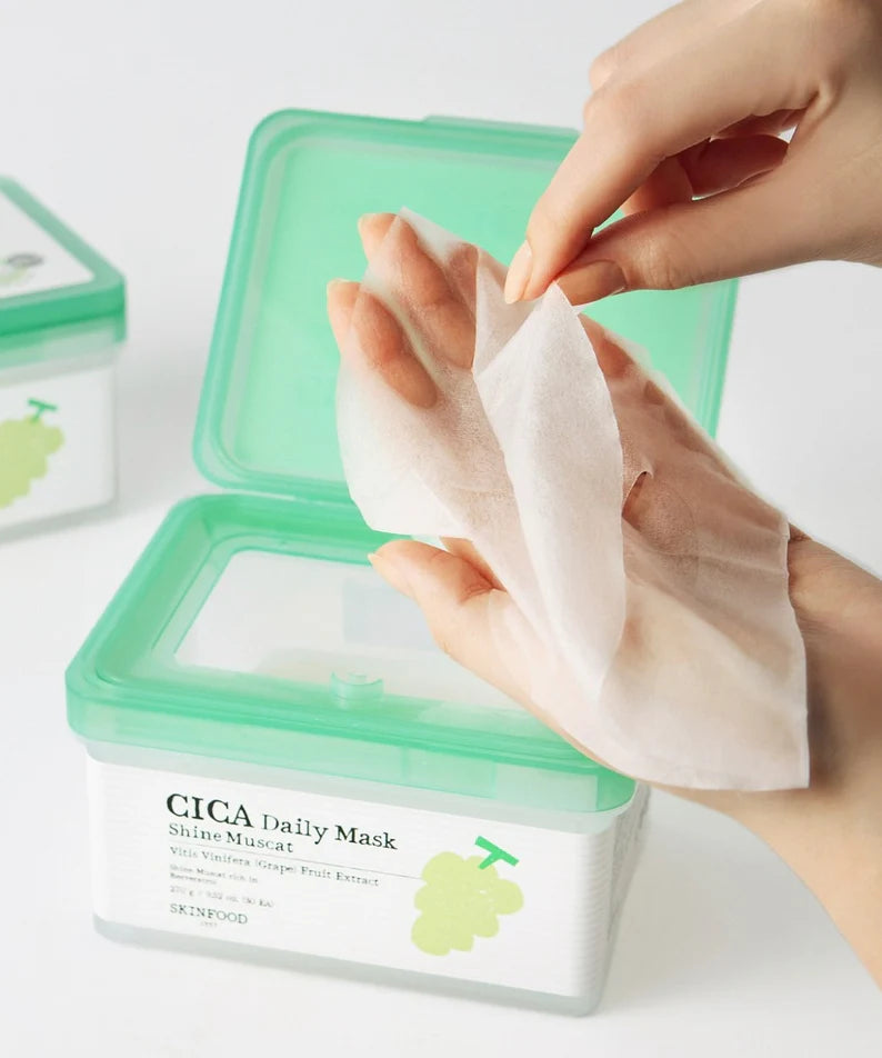 SKINFOOD Shine Muscat Cica Daily Mask 30 Sheets