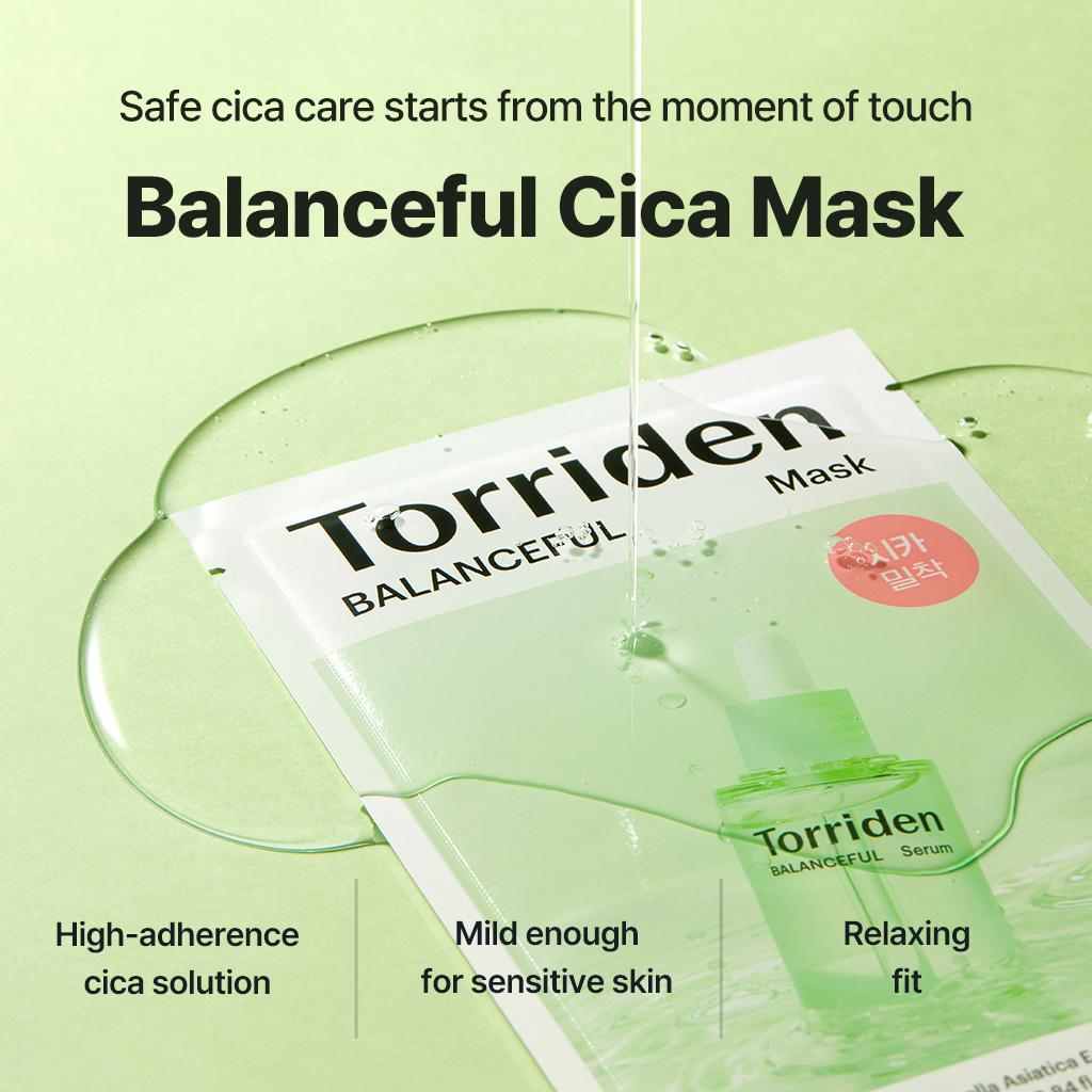 Torriden Balanceful Cica Mask Sheet 10Pcs