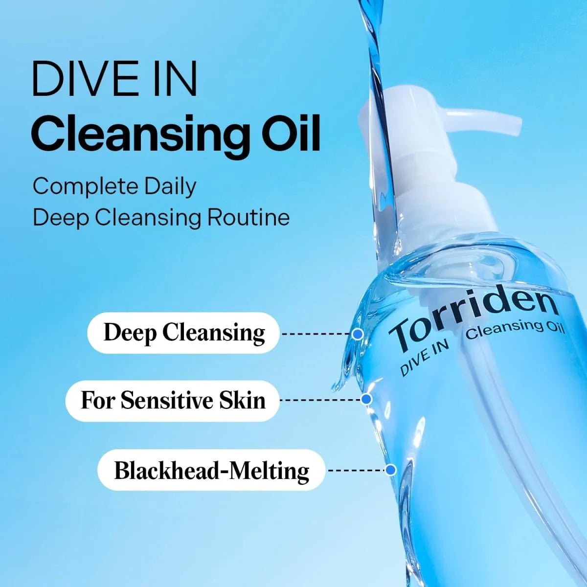 Torriden DIVE IN Low Molecular Hyaluronic Acid Cleansing Oil 200ml