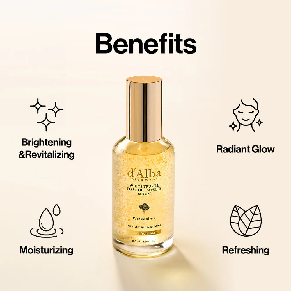 d'Alba White Truffle First Oil Capsule Serum 100ml