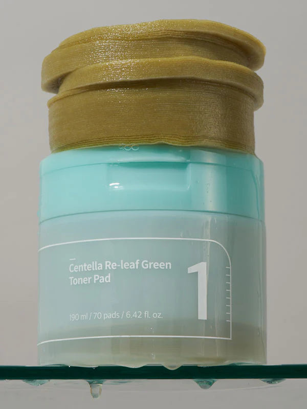 numbuzin No.1 Centella Re-leaf Green Toner Pad