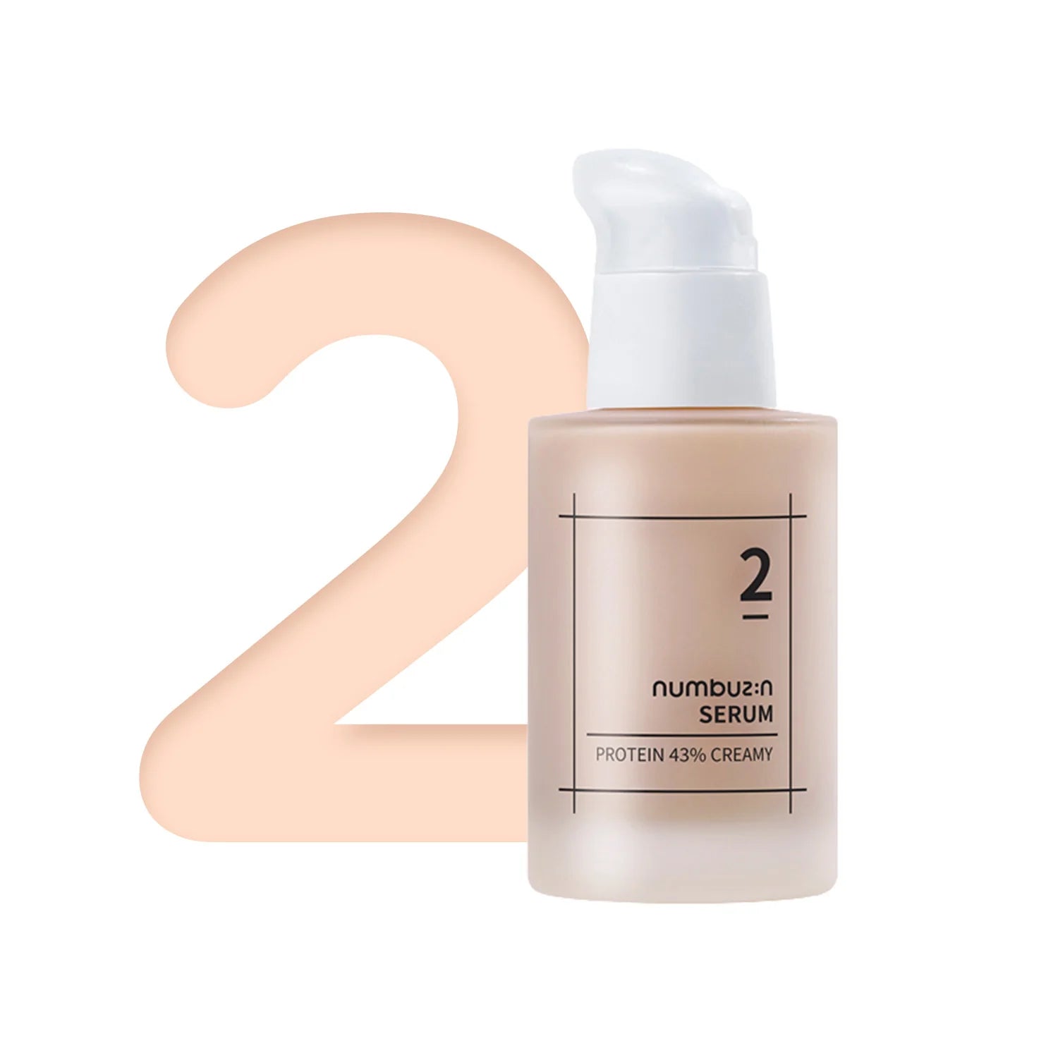 numbuzin No.2 Creamy 43% Protein Serum 50ml