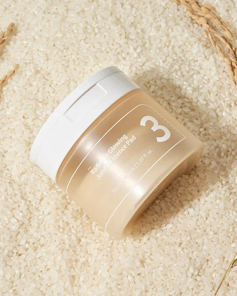 Numbuzin No.3 Radiance Glowing Jumbo Essence Pad 70 Pads