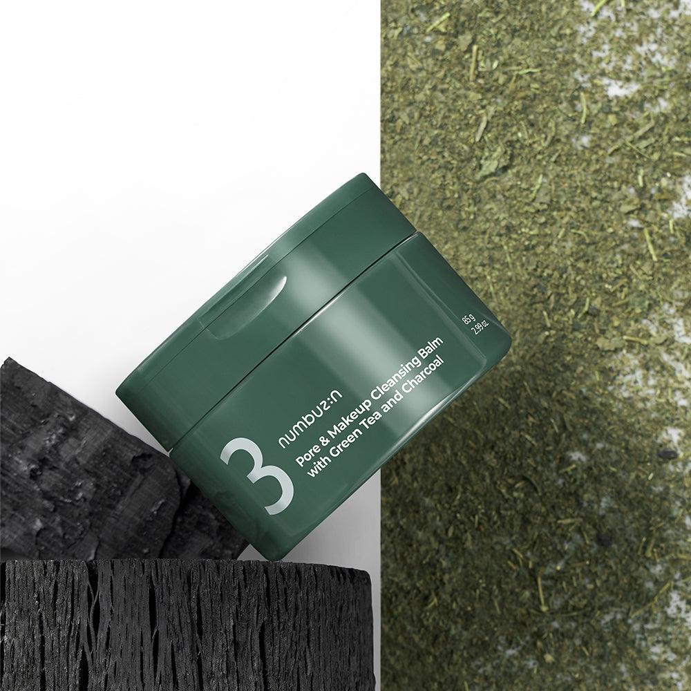 numbuzin No.3 Pore & Makeup Cleansing Balm with Green Tea and Charcoal