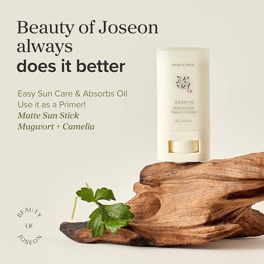Beauty of Joseon Matte sun stick Mugwort and Camelia SPF50+ PA++++