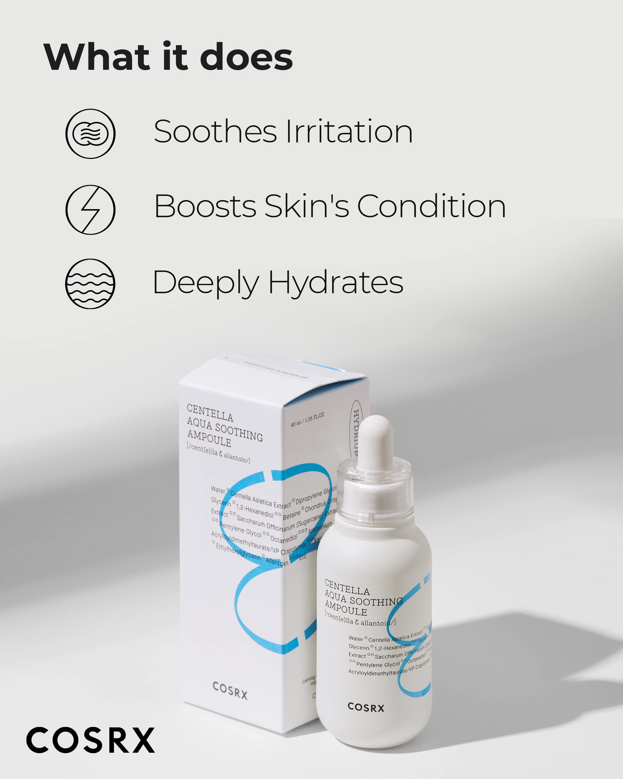 COSRX Hydrium Centella Aqua Soothing Ampoule