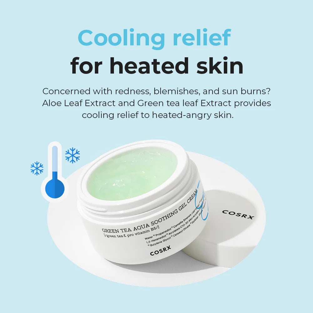 COSRX Hydrium Green Tea Aqua Soothing Gel Cream