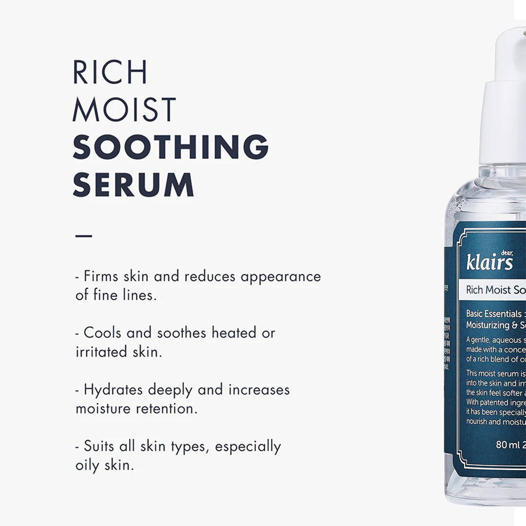 KLAIRS Rich Moist Soothing Serum 80ml