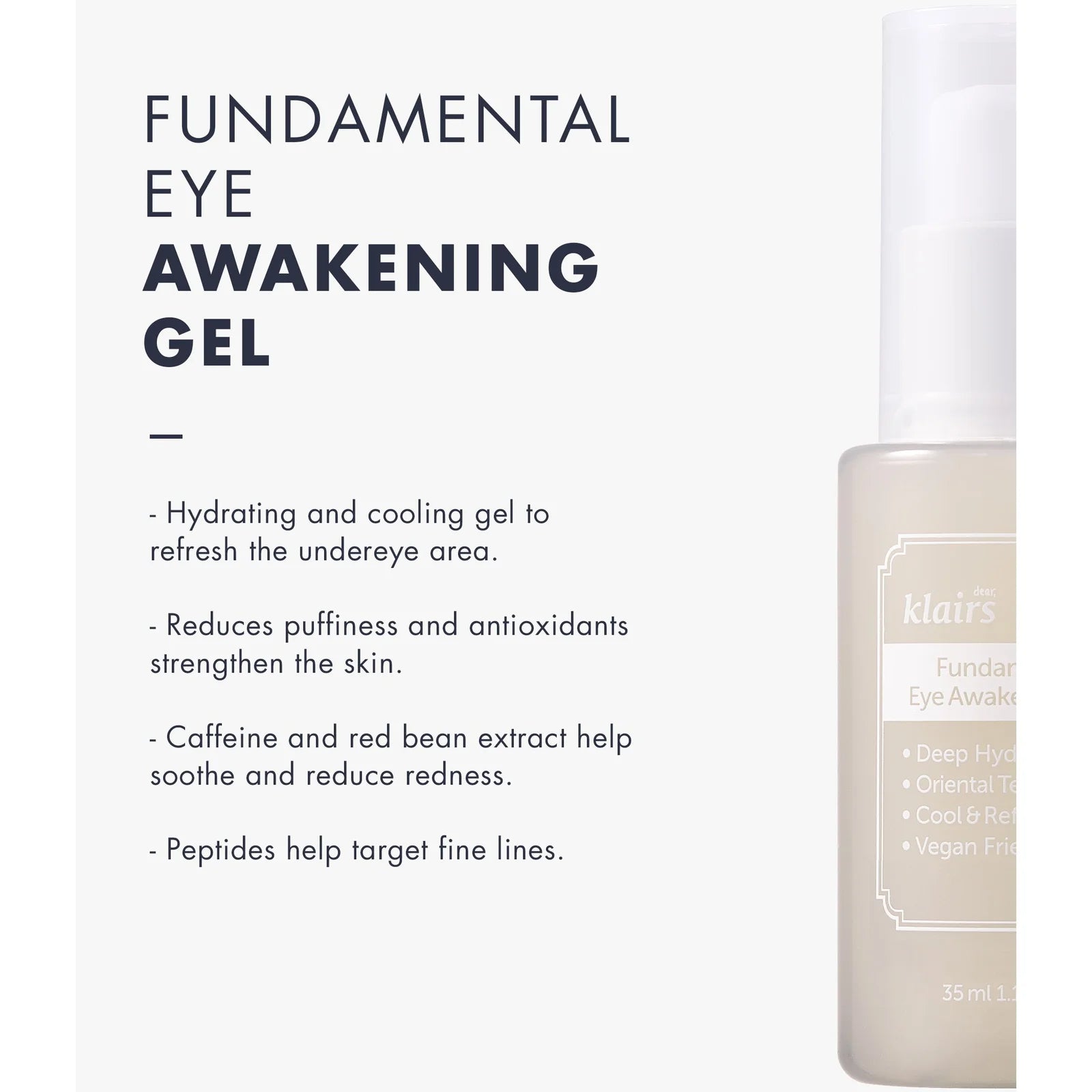 KLAIRS Fundamental Eye Awakening Gel 35ml