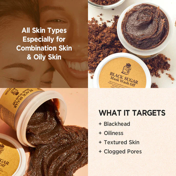 SKINFOOD Black Sugar Mask Wash Off