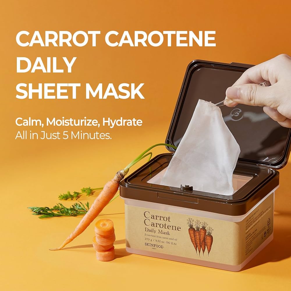 SKINFOOD Carrot Carotene Daily Mask Sheet