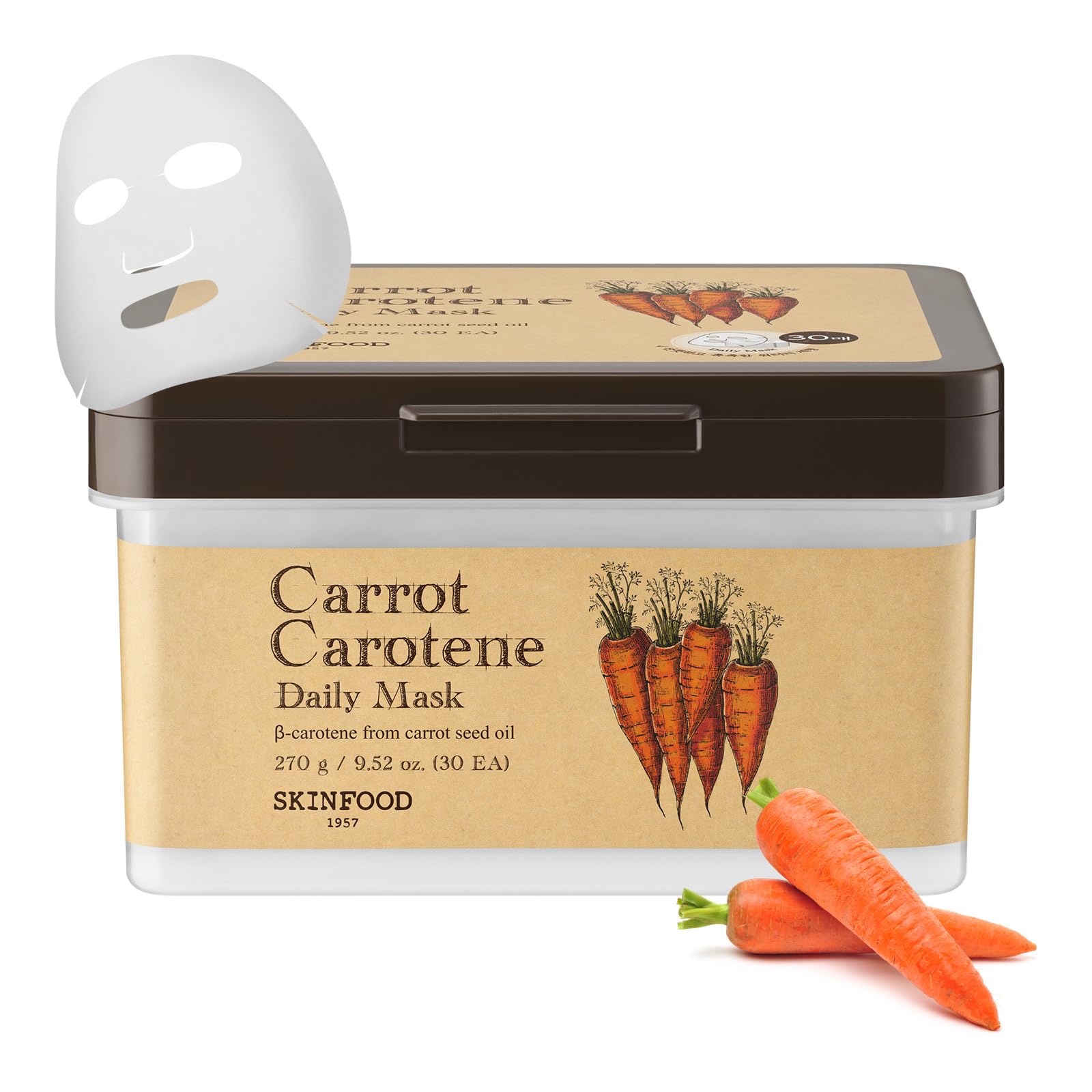 SKINFOOD Carrot Carotene Daily Mask Sheet