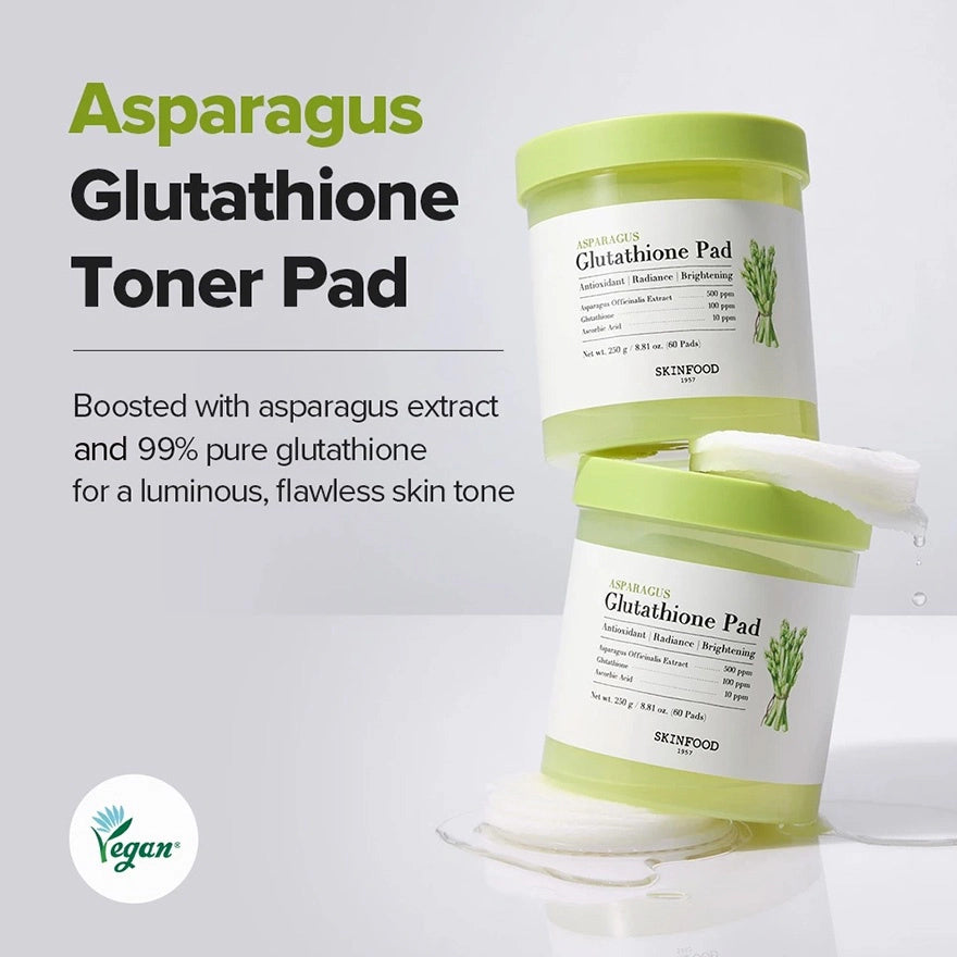 SKINFOOD Asparagus Glutathione Pad 60 Pads