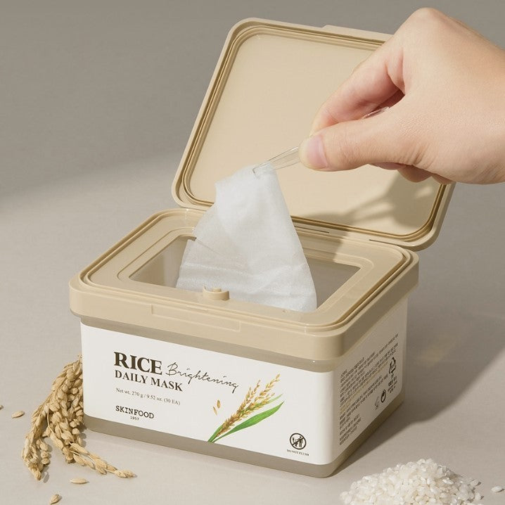 SKINFOOD Rice Brightening Daily Mask 30 Sheets