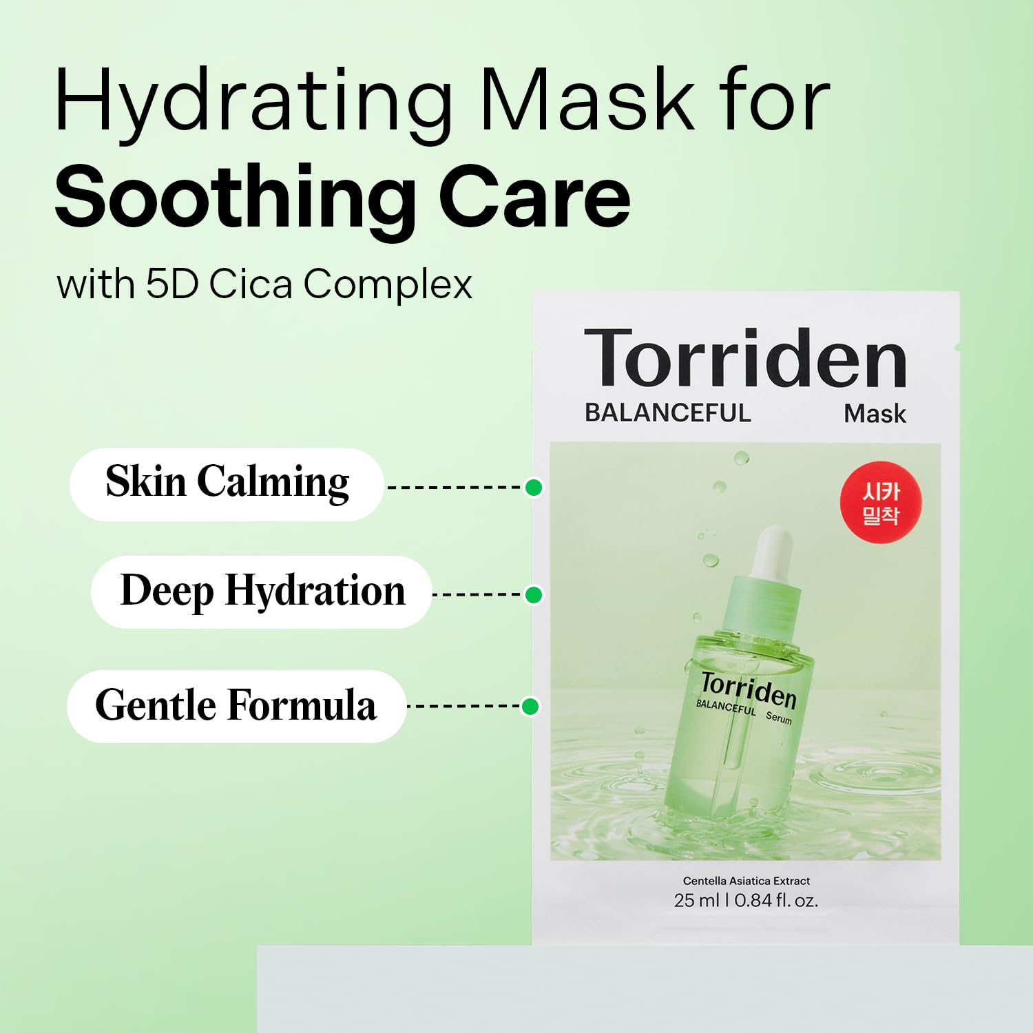 Torriden Balanceful Cica Mask Sheet 10Pcs