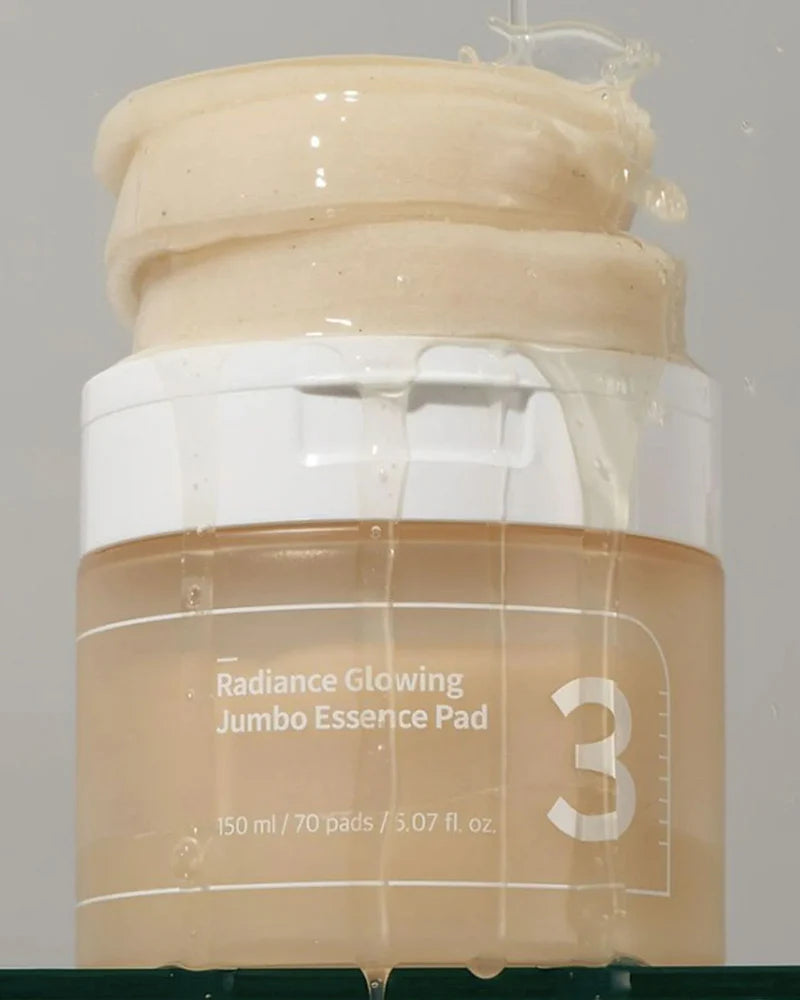 Numbuzin No.3 Radiance Glowing Jumbo Essence Pad 70 Pads