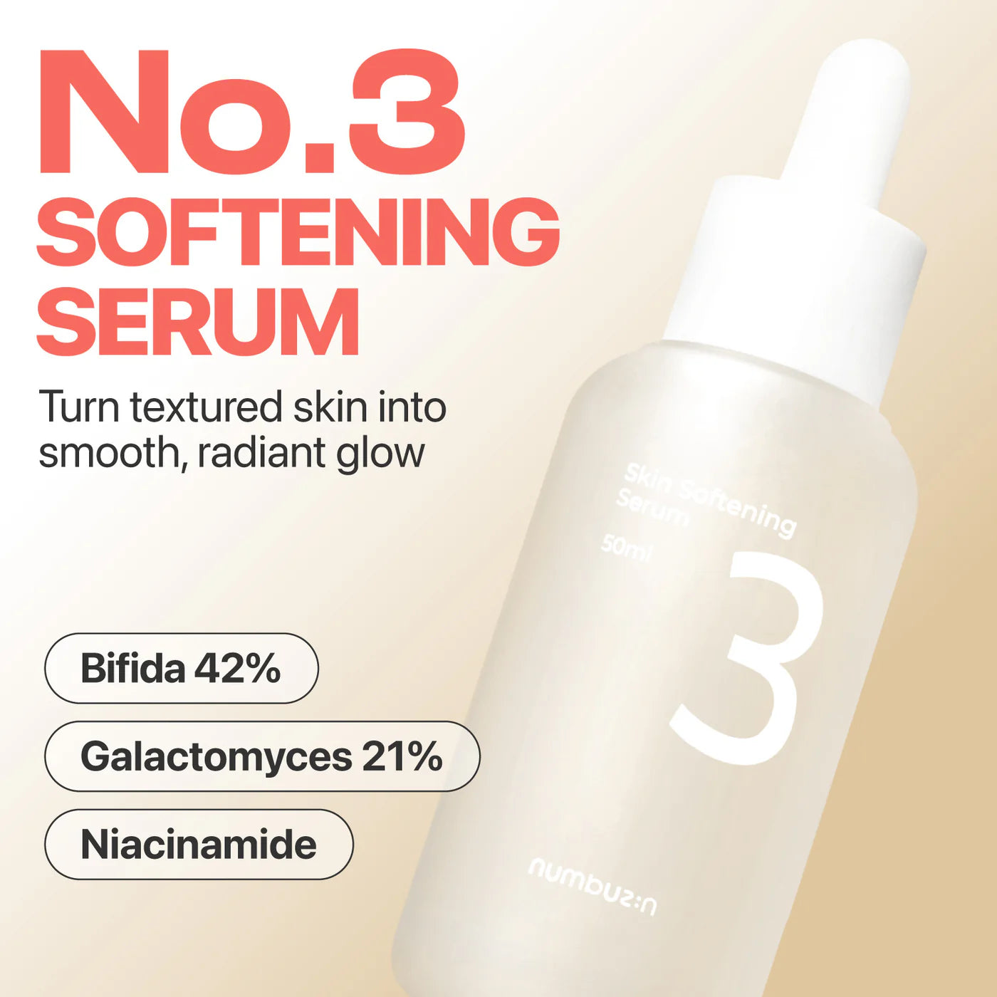 numbuzin No.3 Skin Softening Serum