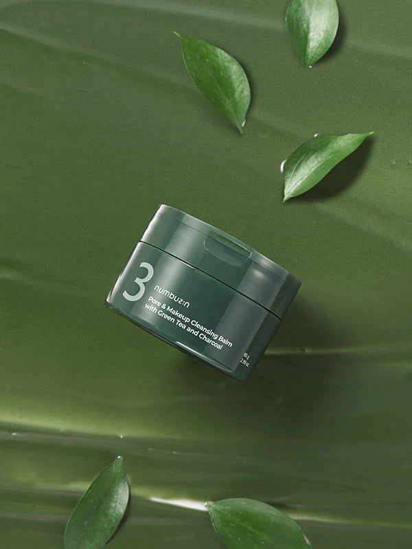 numbuzin No.3 Pore & Makeup Cleansing Balm with Green Tea and Charcoal