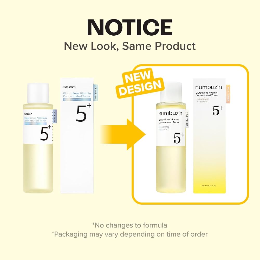 numbuzin No.5+ Vitamin Boosting Essential Toner 200ml
