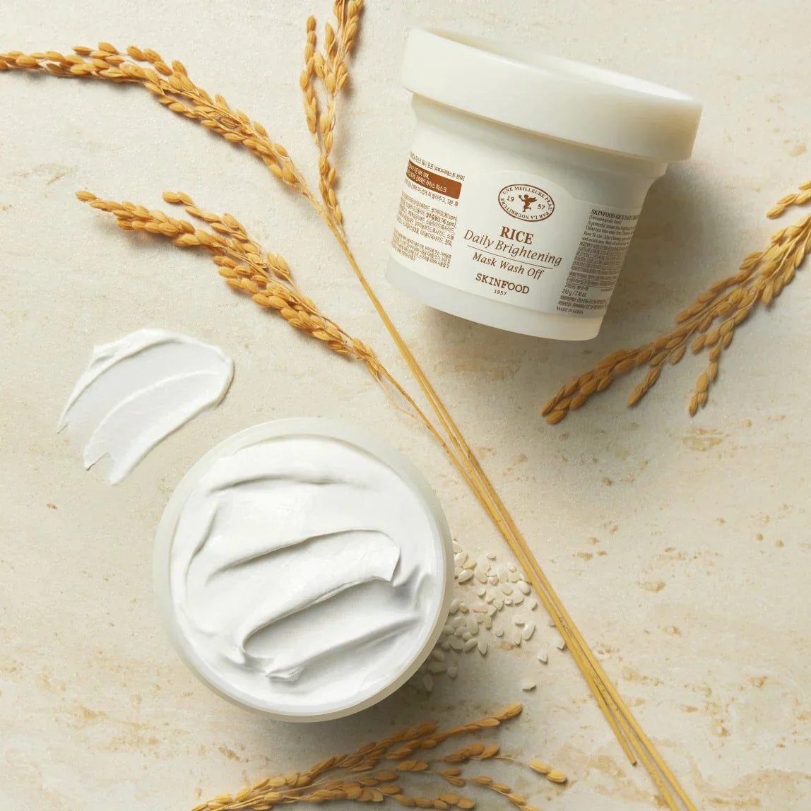 SKINFOOD Rice Daily Brightening Mask Wash Off